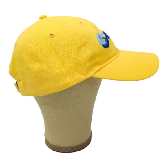 EMS USA Brushed Chino Twill Strapback Embroidered Logo Cap Trucker Baseball Hat - Picture 11 of 13